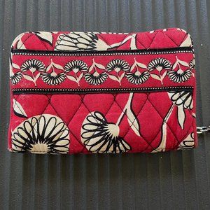 Red Floral Vera Bradley Clutch